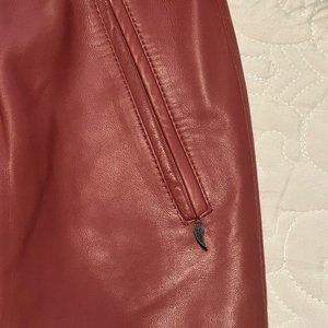 Coster Copenhagen Goat Leather Skirt, Pockets, Euro Sz 36; US Sz 6, Small